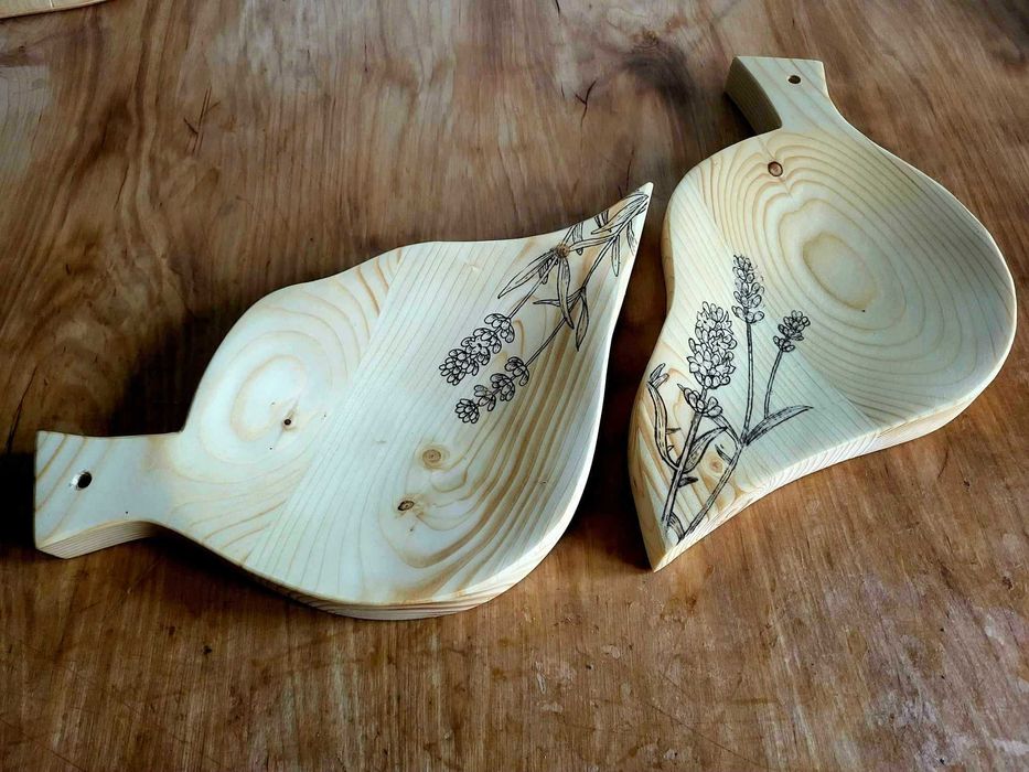 tace Z drewna TALERZE drewniane Praktyczny Prezent GIFT