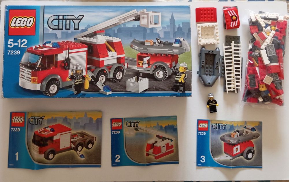 Conjunto Lego City Bombeiros