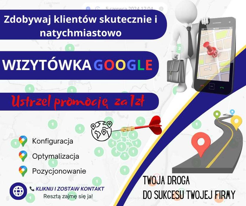 Reklama Marketing Pozycjonowanie Google Maps – wizytówka firmy od 1 zł