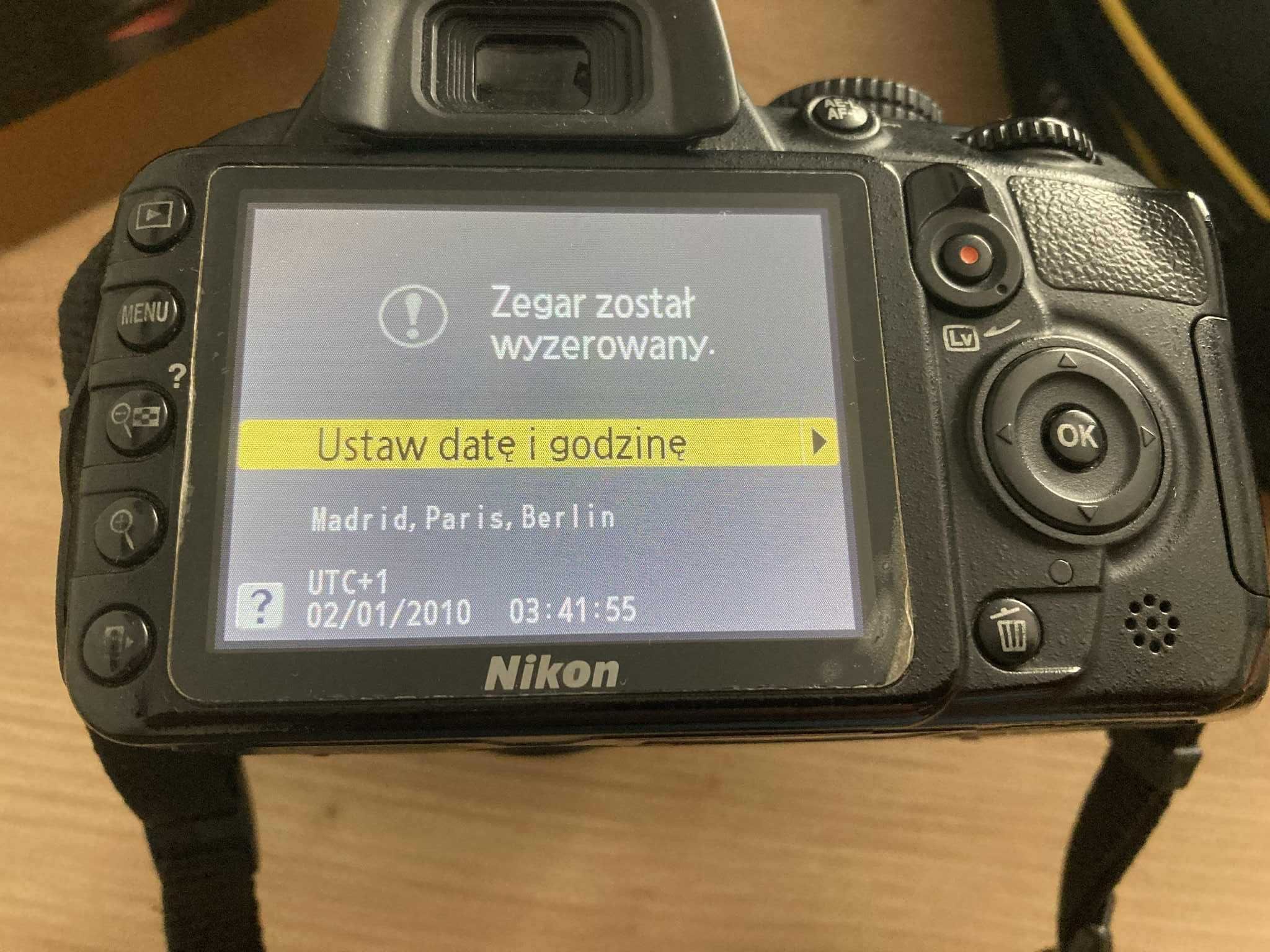 Nikon D3100 - cały zestaw - 100% sprawny - idealny