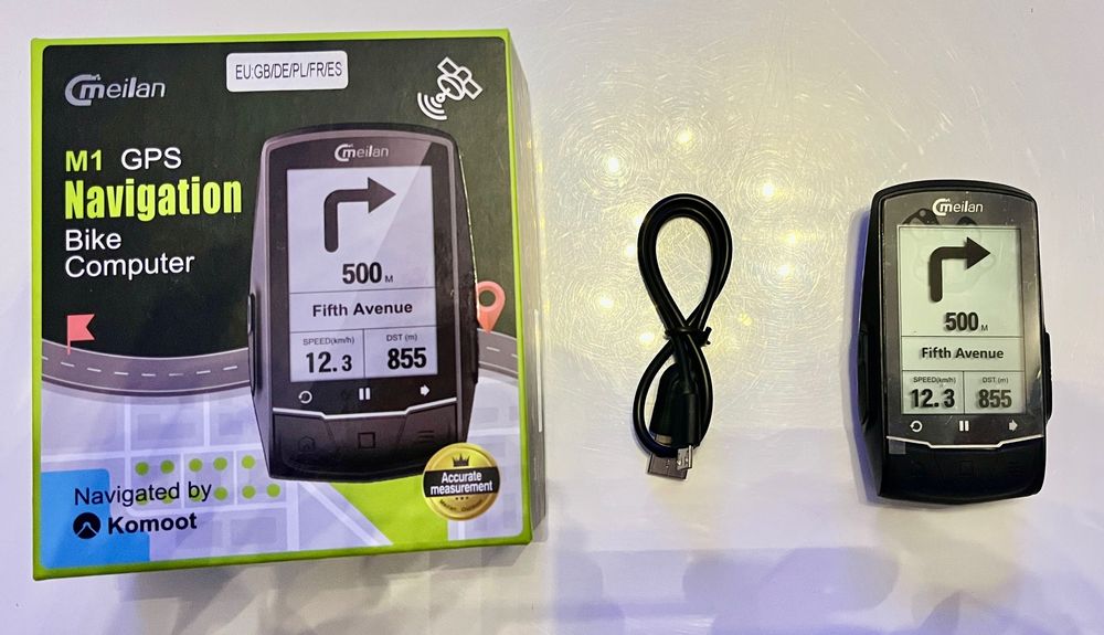 Licznik / Komputer / Nawigacja rowerowa - Meilan M1