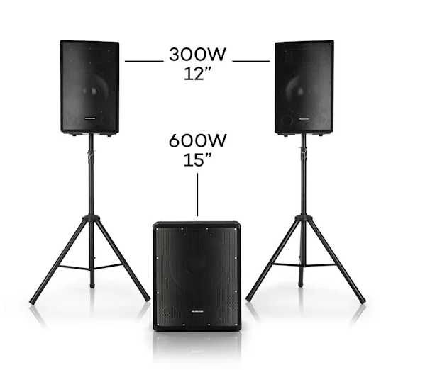 Активный сабвуфер  auna Pro Cube 15" (38 см)