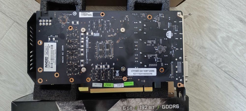 Відеокарта Inno3D GeForce GTX 1660 SUPER Twin X2 6144MB (N166SK-06D6)