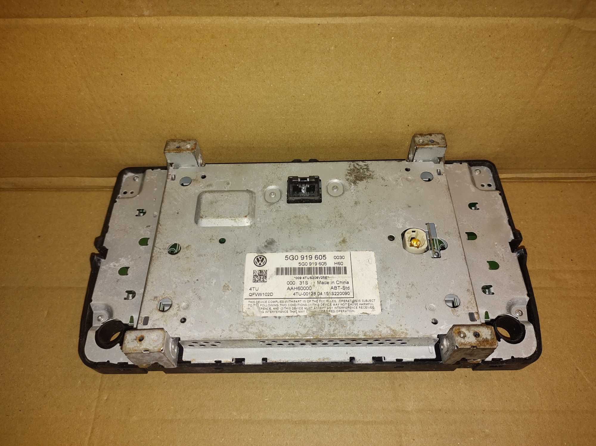 Wyswietlacz LCD Radio Navi 5G0.919-605 Vw Panel Dotykowy Vw Golf