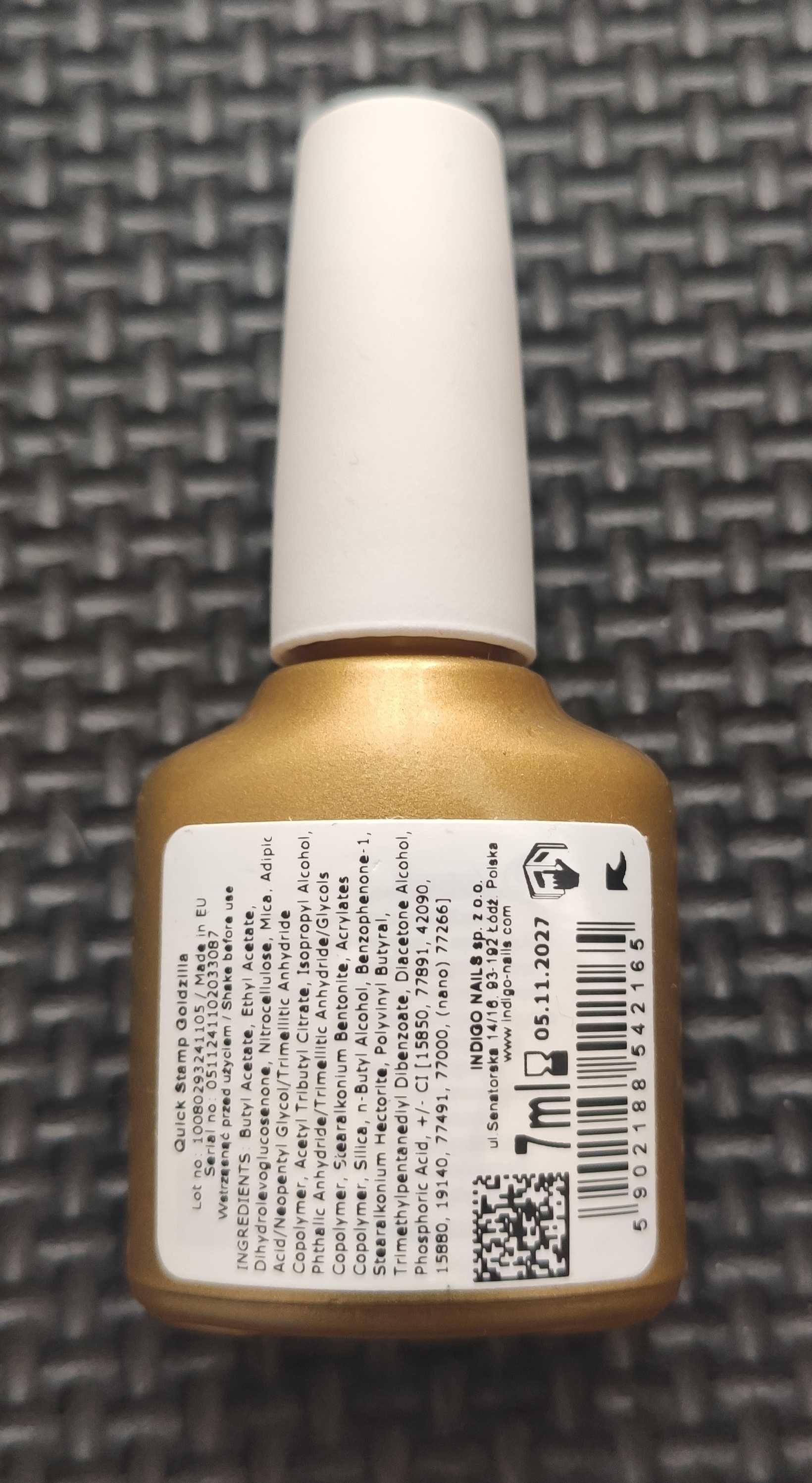 Indigo lakier do stempli goldzilla