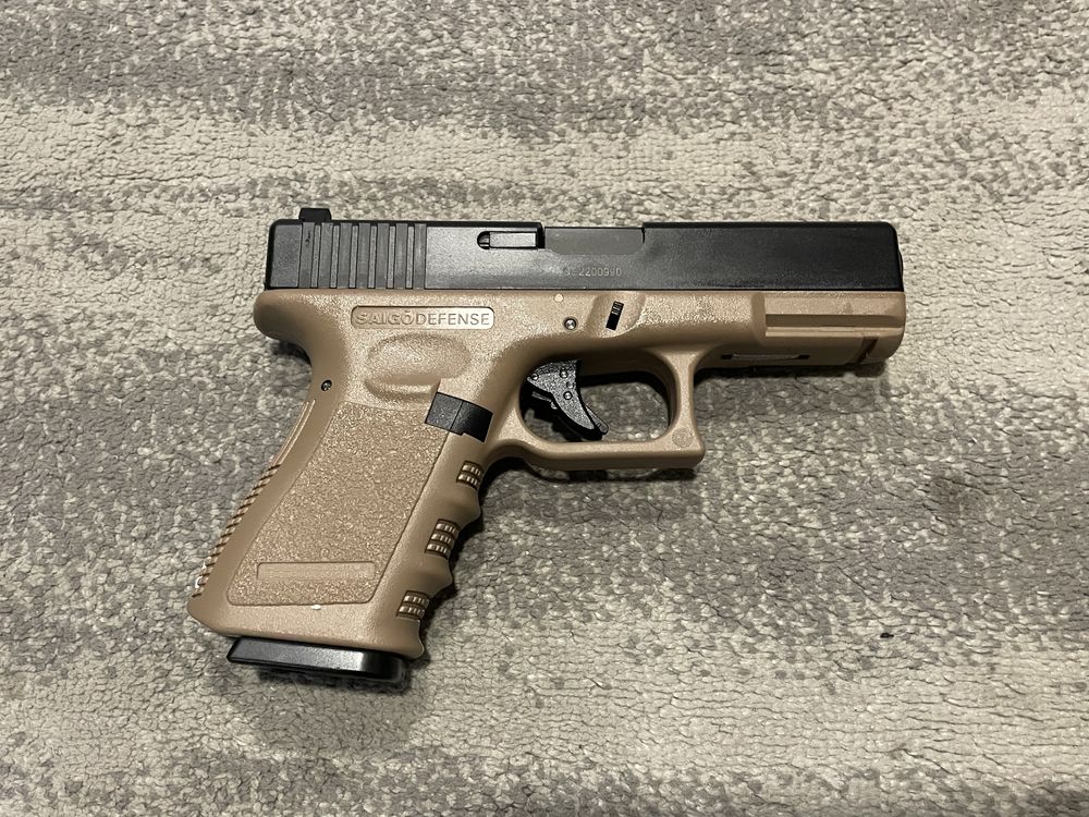GLOCK 23 TAN GREEN GAS BLOWBACK AIRSOFT ENVIO GRATIS