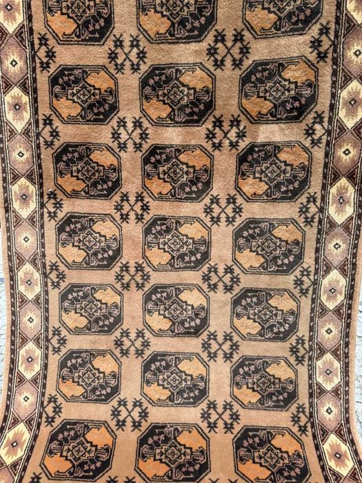 Dywan kaszmirowy r. tkany złoty Afgan Afganistan 210x120 gal.5tyś