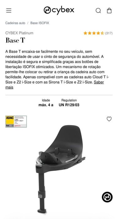 Ovo + Isofix Cybex novo