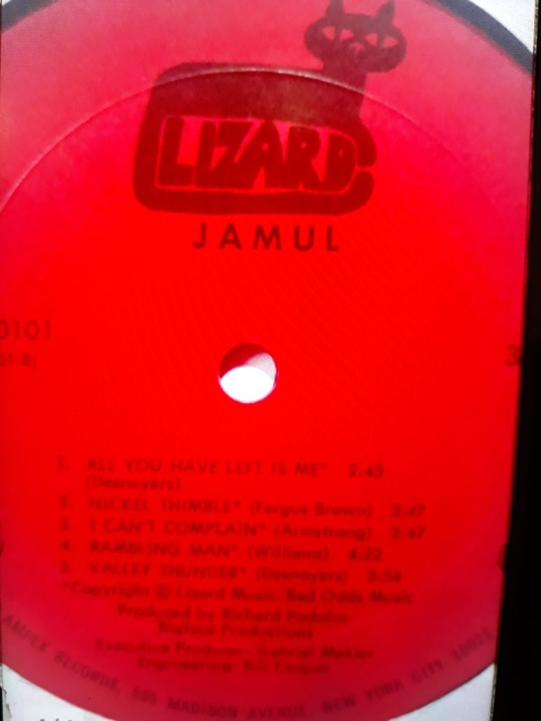 Biały kruk na czarnym winylu JAMUL- Jamul  1970 US orginał.