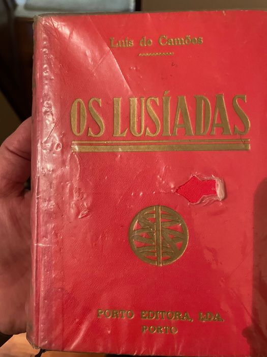 Livro lusíadas antigo