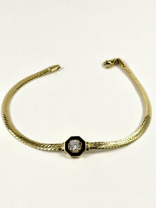 Złota bransoletka nowa