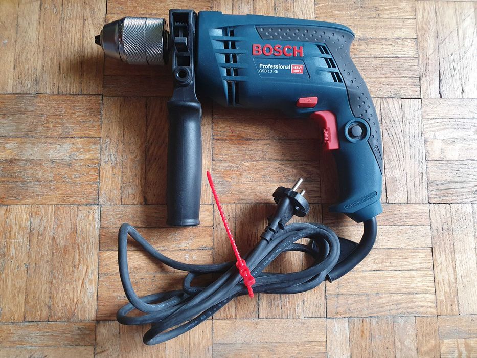 JAK NOWA Wiertarka udarowa BOSCH GSB 13 RE PROFESSIONAL 600W,wkrętarka