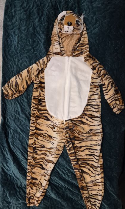 Bal karnawałowy strój przebranie Tygrys