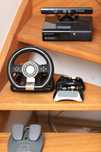Konsola Xbox 360. Kinect. Kierownica.