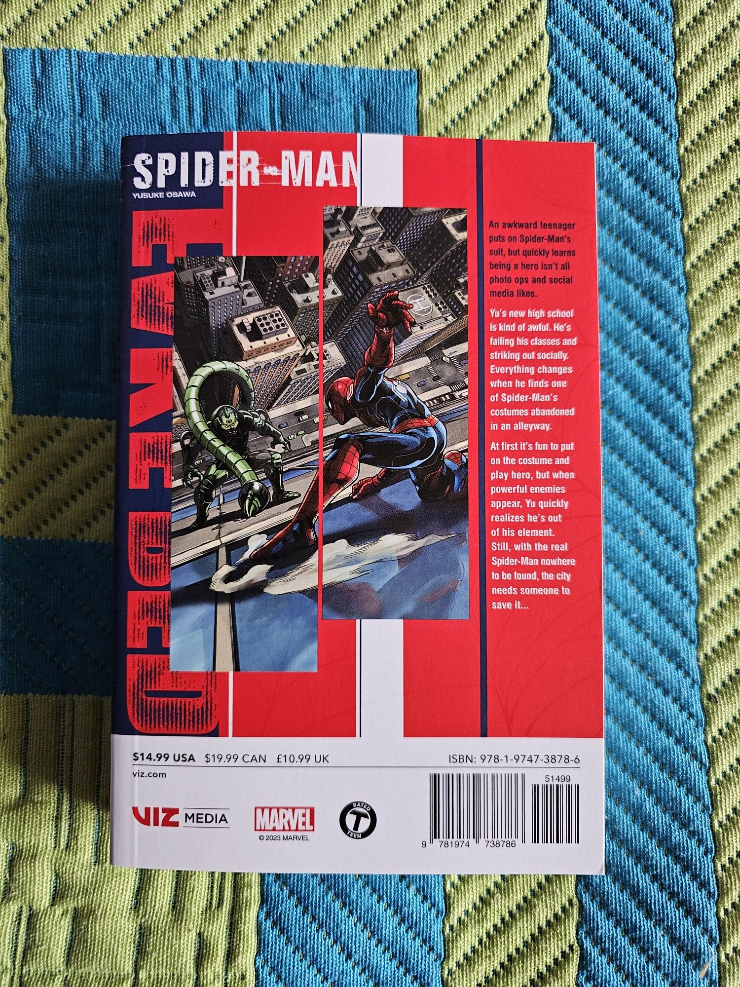 Manga Spider-Man Fake Red Inglês