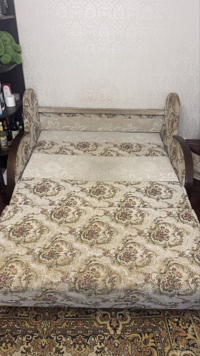 Розкладний диван + крісло