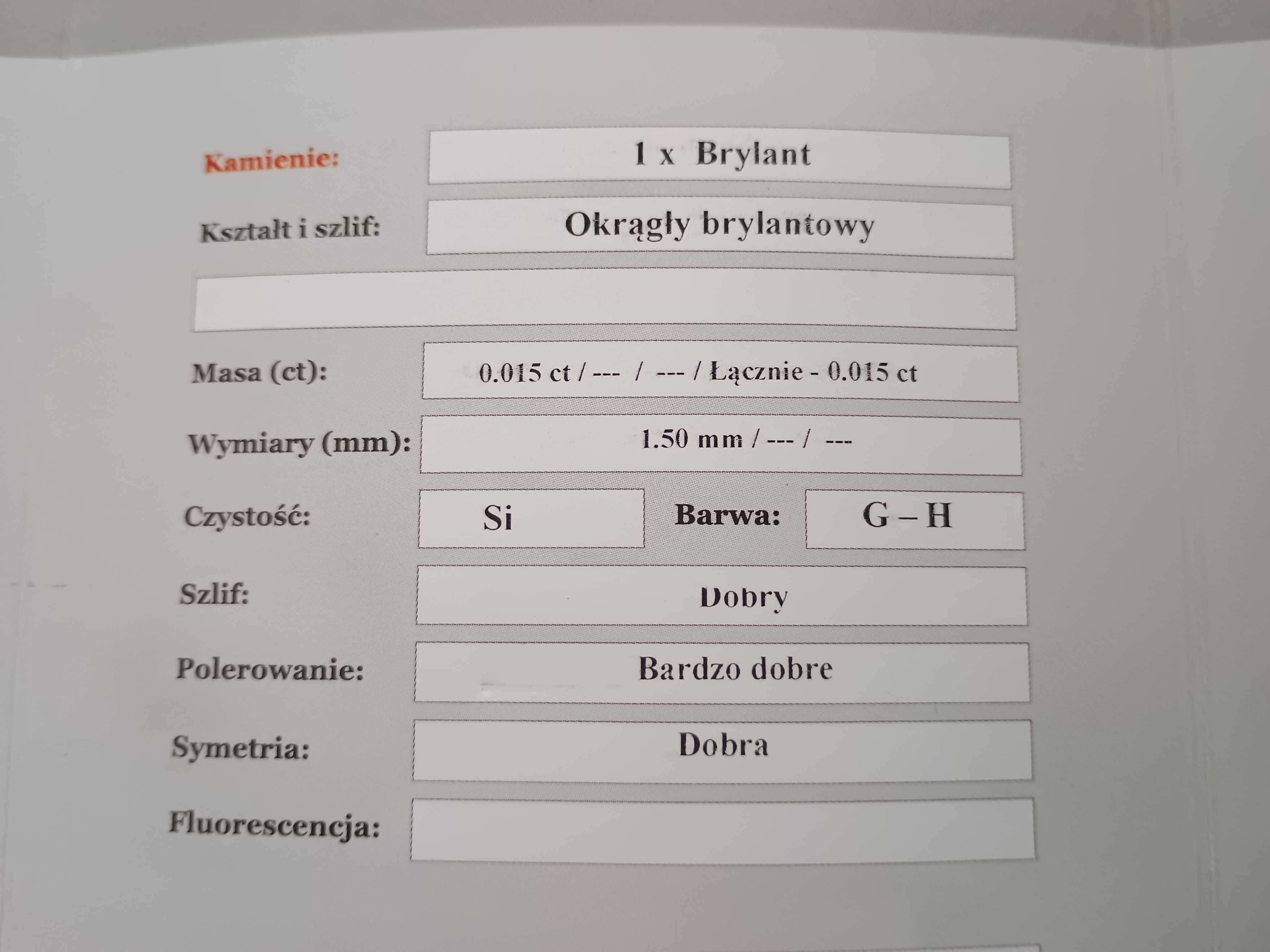 Obrączki Ślubne Złote  Próba 585 Brylant Używane