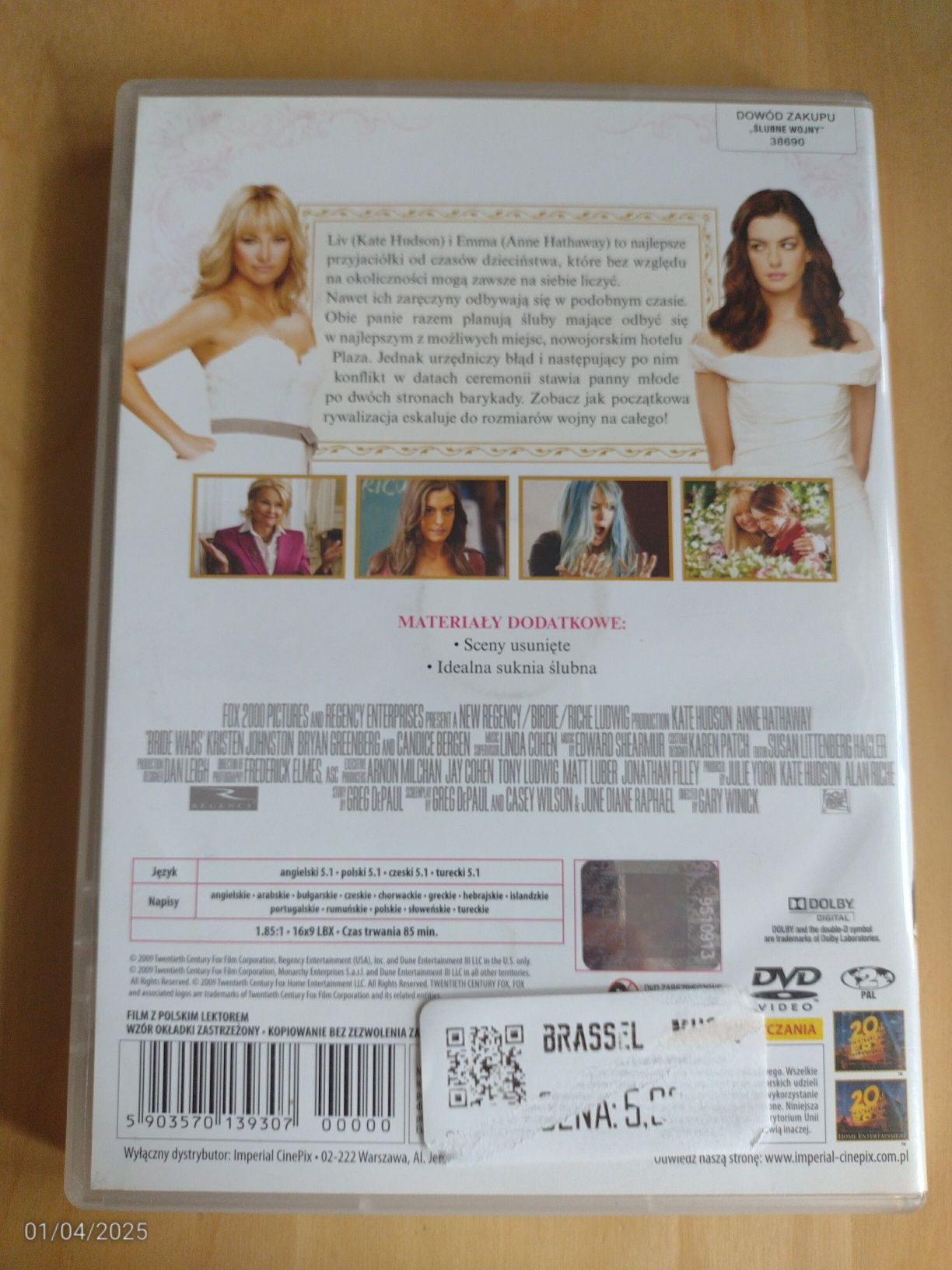 Ślubne wojny dvd lektor pl