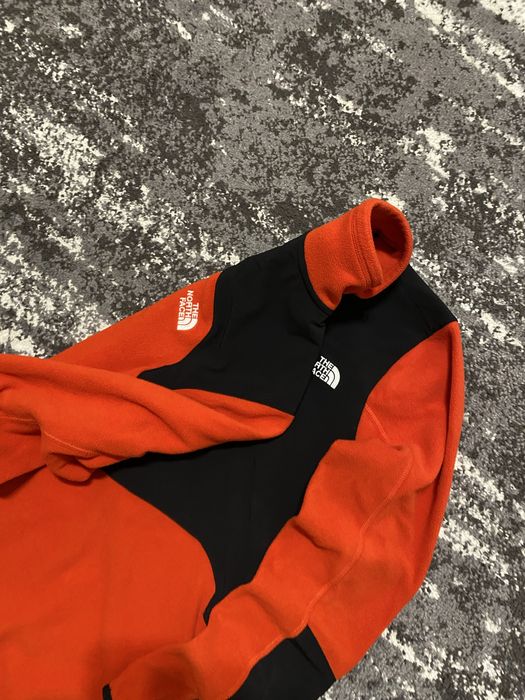 Флиска шерпа The North Face М розмір Чорно Помаранчева