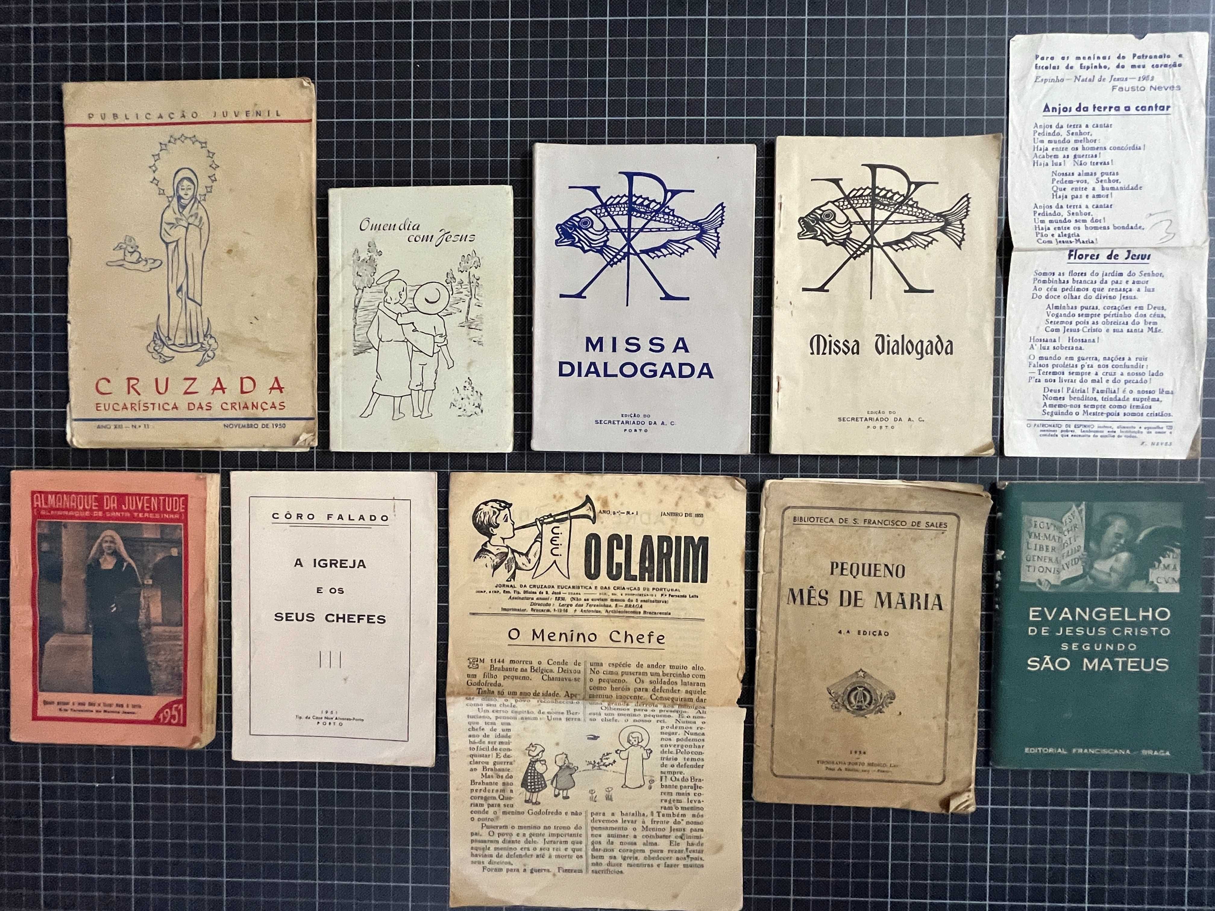 Opúsculos católicos antigos – anos 1890/1900/10/20/30/40/50/60