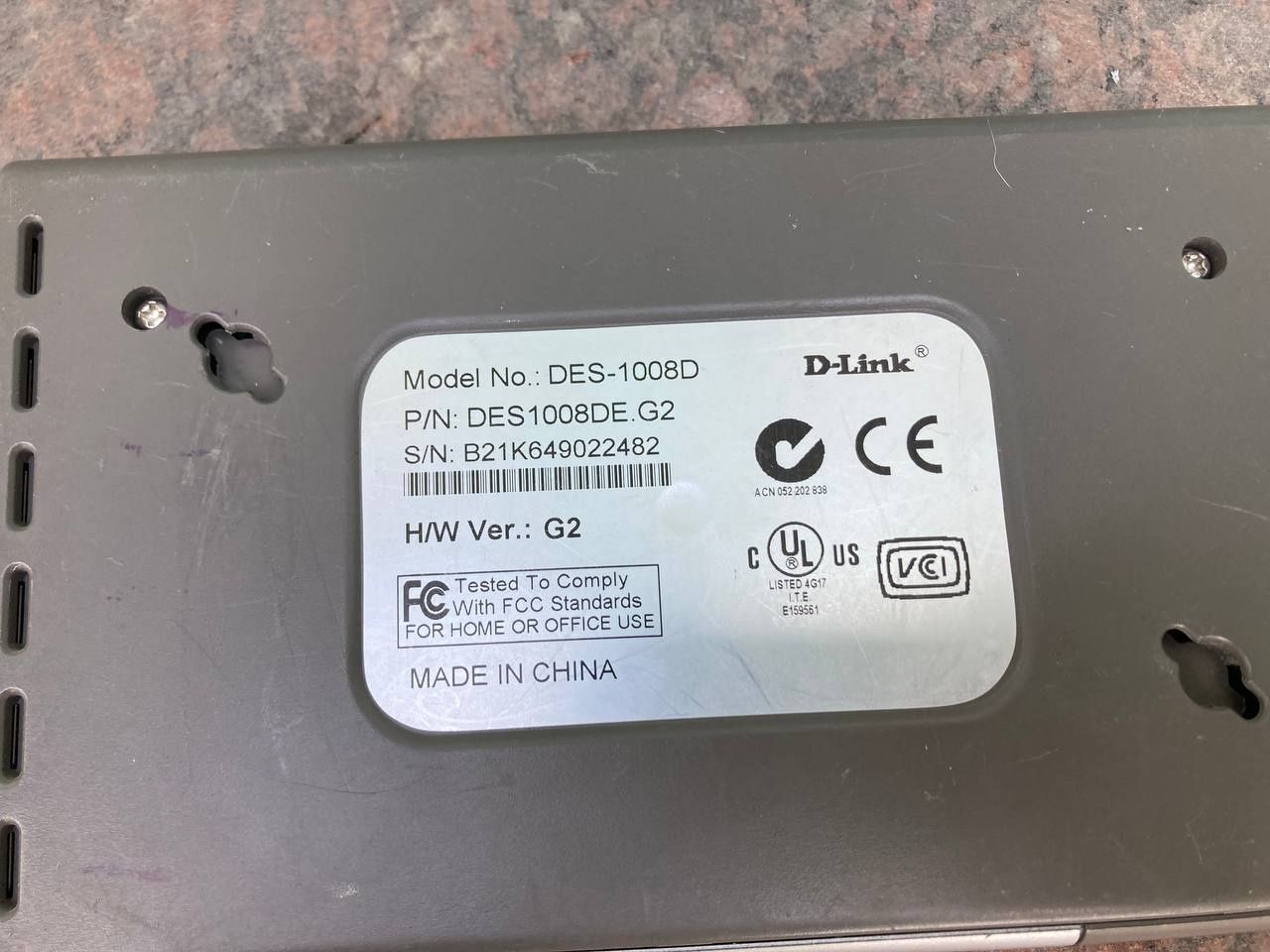 Продаю мережевий комутатор D-Link DES-1008D 8 портів 10/100 Мбіт/с