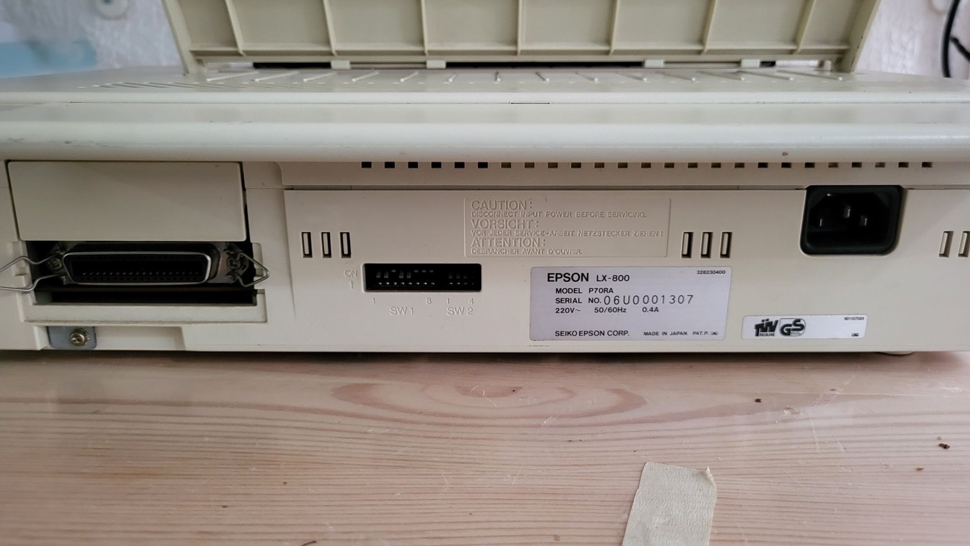 Impressora EPSON a Agulhas