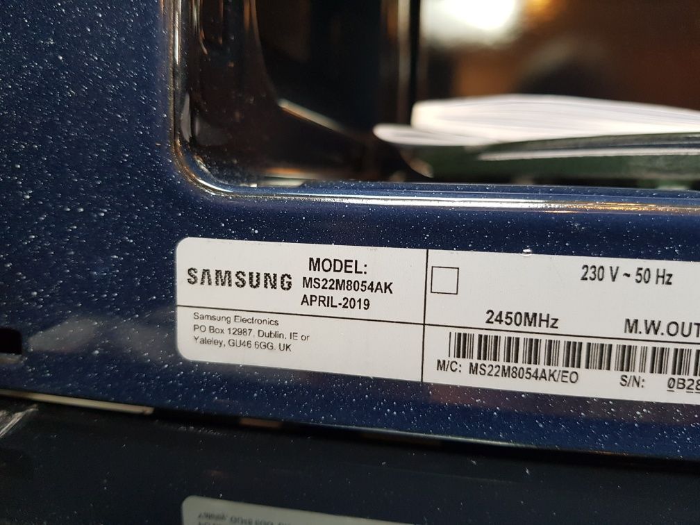 Mikrofala Mikrofala do zabudowy Samsung MS22M8054AK