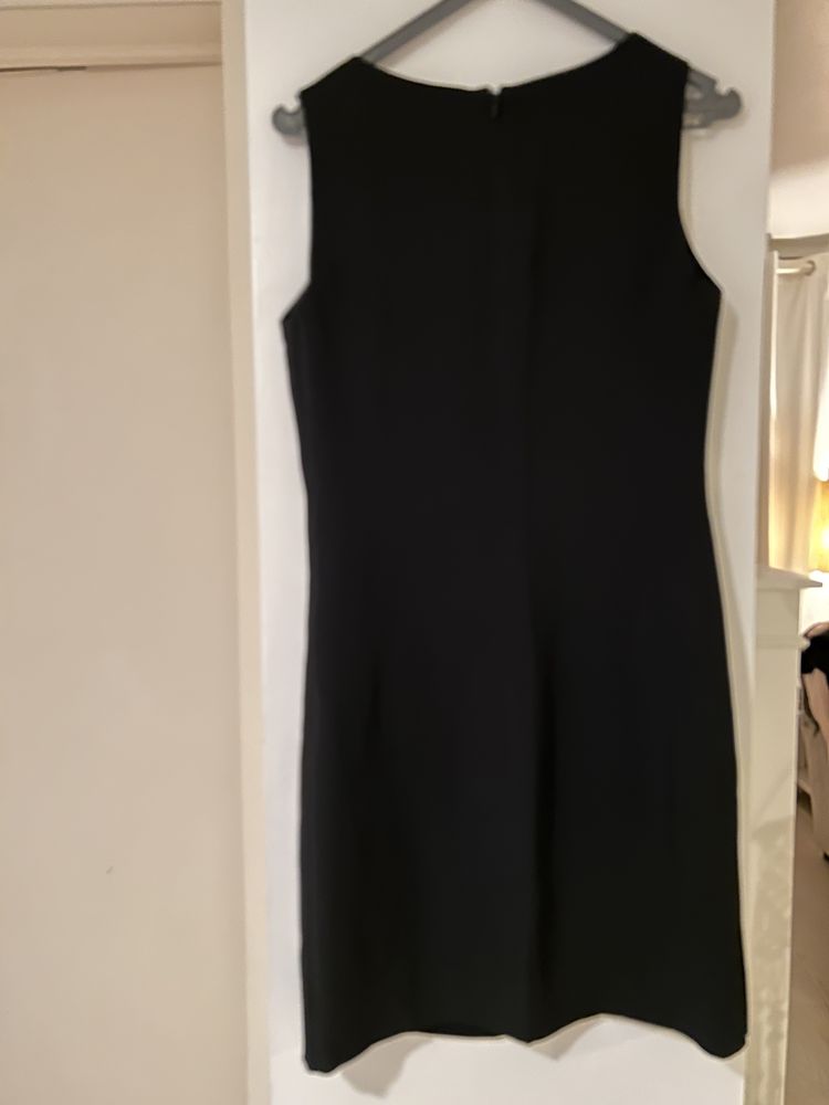 Vestido de fazenda preto: Zara, Tamanho 36