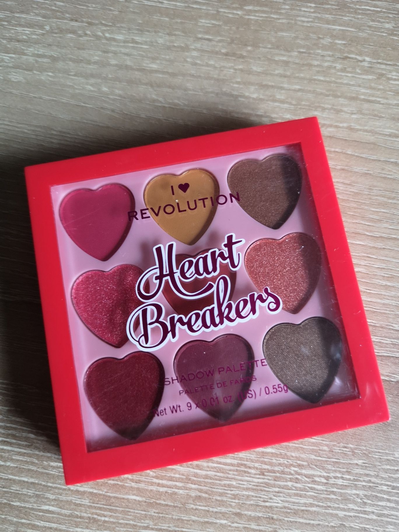 Palety cieni Revolution Heart Breakers