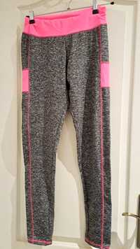 Leggings cinza mesclado