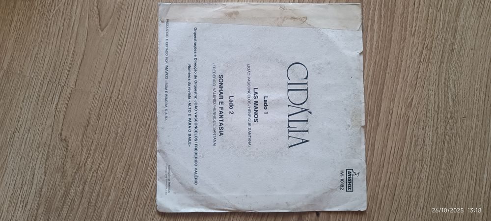 Cidália "Las Manos" Single