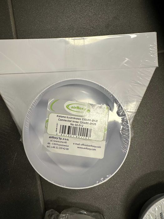 kanały i rury wentylacyjne airRoxy - różne rodzaje, cena za całość