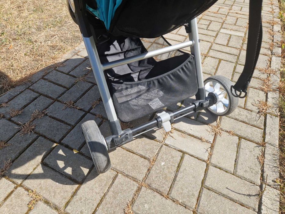 Wózek spacerówka Baby Jogger City Mini turkusowy + gratis
