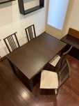Mesa extensível e cadeiras IKEA