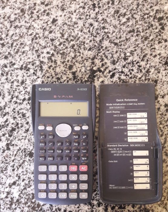 Calculadora Casio fx-82 MS e fx-92 Collège II