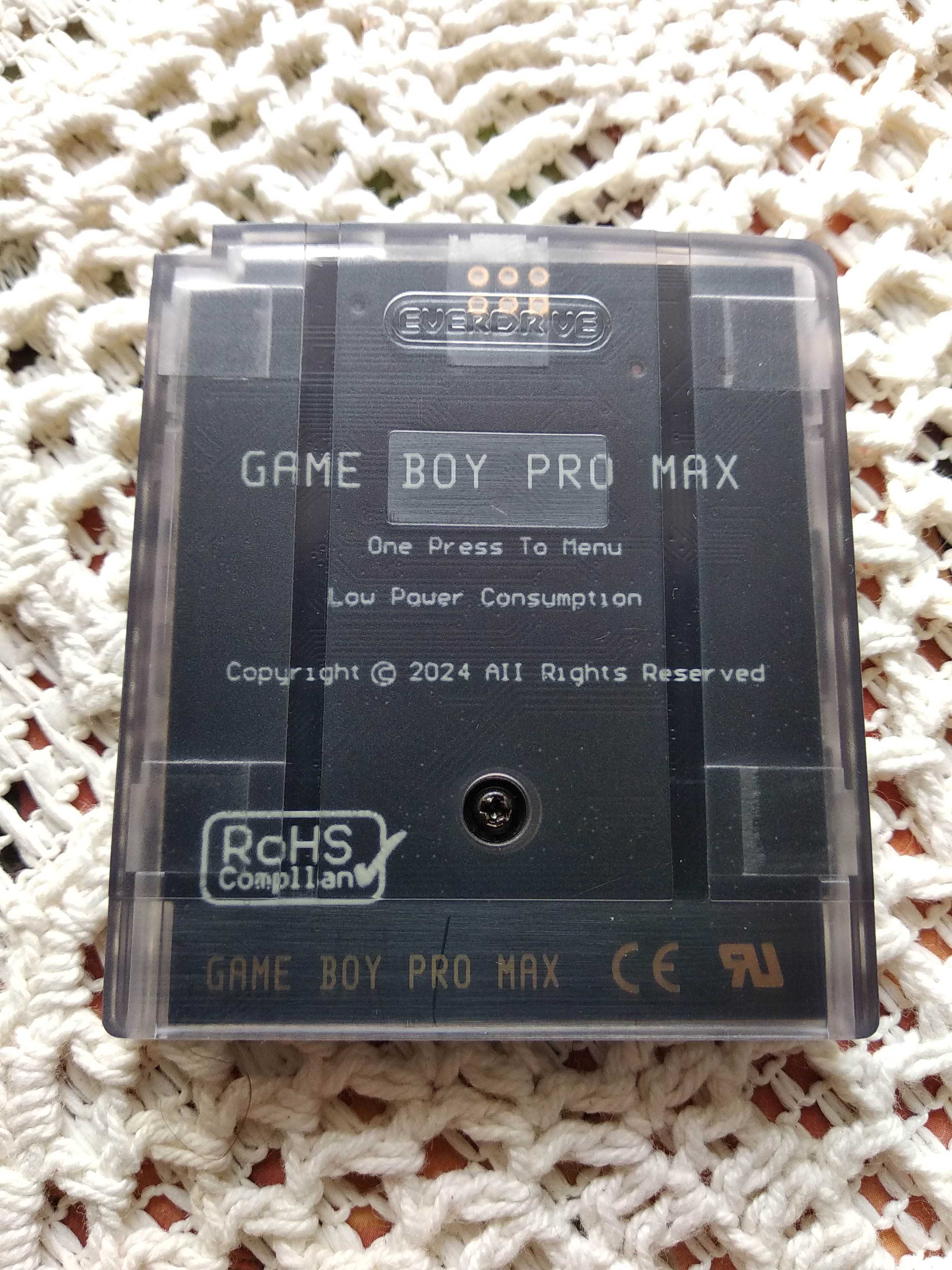 Nagrywarka flash Game Boy GB PRO + jak EVERDRIVE