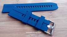 Bracelete 22mm em silicone, WATCH GT : Azul