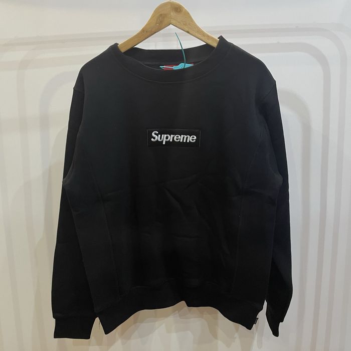 Світшот Supreme Box logo Crewback M-L