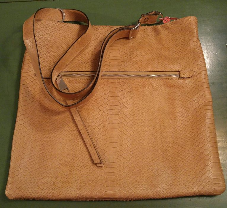 Сумка большая почтальонка crossbody Abro кожа Германия