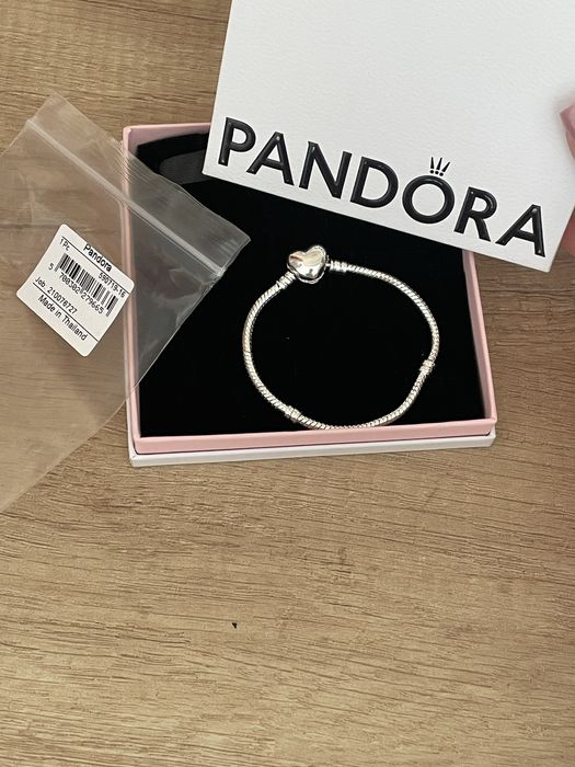 Pandora браслет сердечко