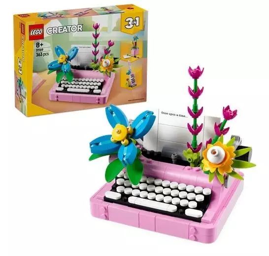 LEGO Creator 3 w 1 Maszyna do pisania z kwiatami 31169. LEGO