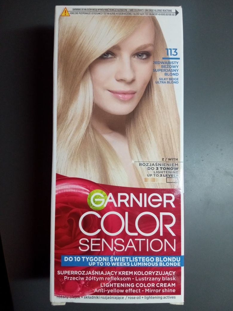 Farba do włosów 113 Garnier Color Sensation blond