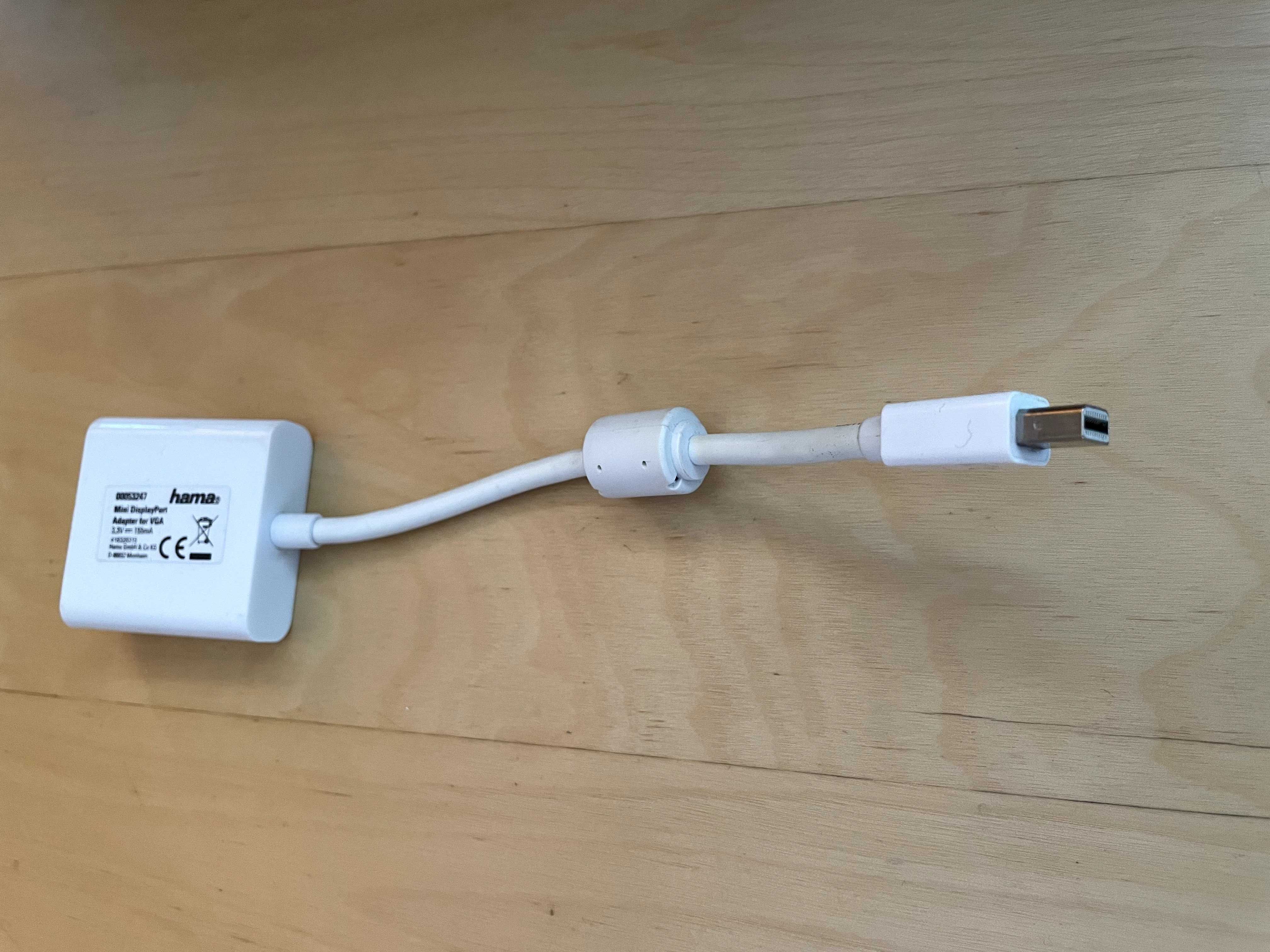 Oryginalna przejściówka HAMA Mini DisplayPort - VGA