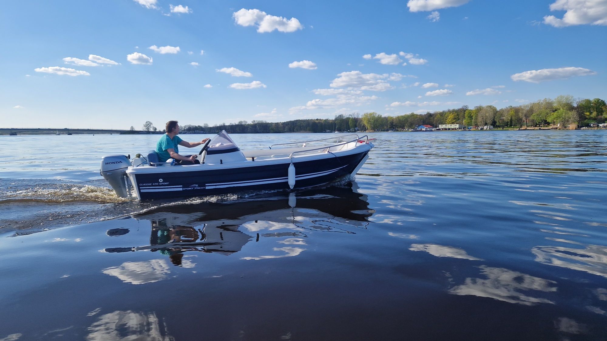 Houseboat 11 osobowy Bez Uprawnień Wynajem Zalew Zegrzyński Motorówki