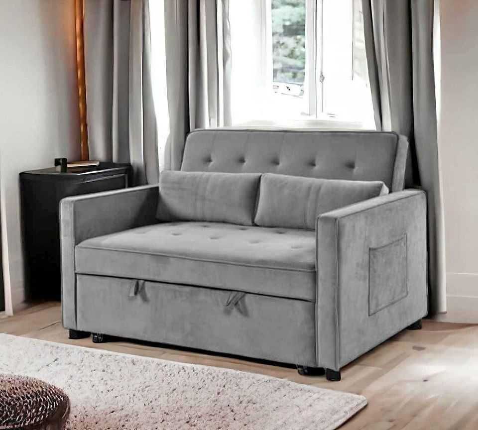 Sofa cama cinza novo