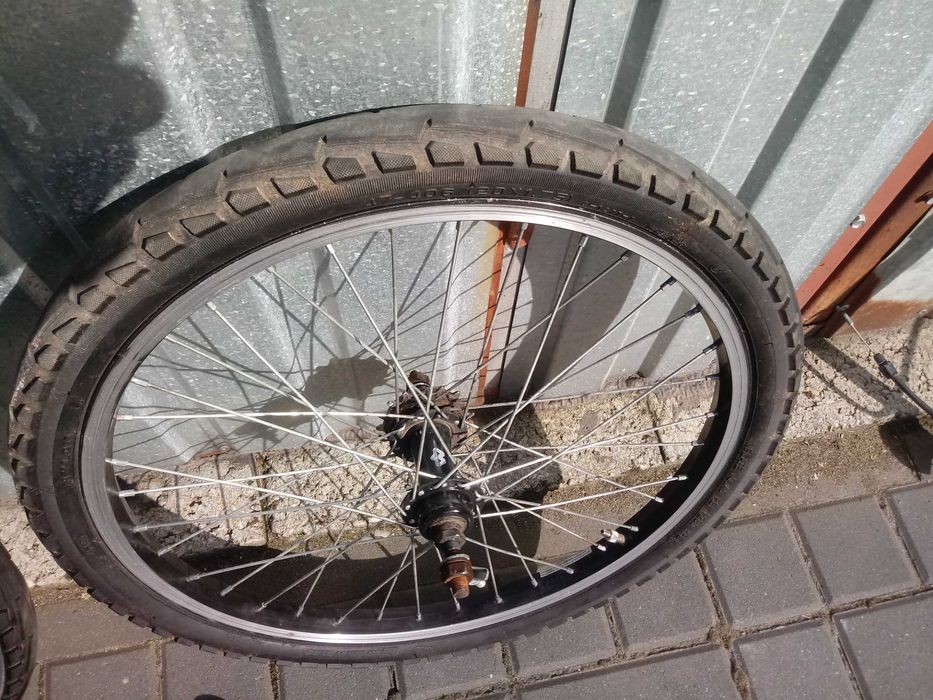 Koła do roweru bmx 20"+pegi