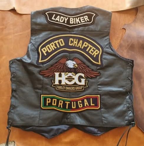 Coletes motard em pele