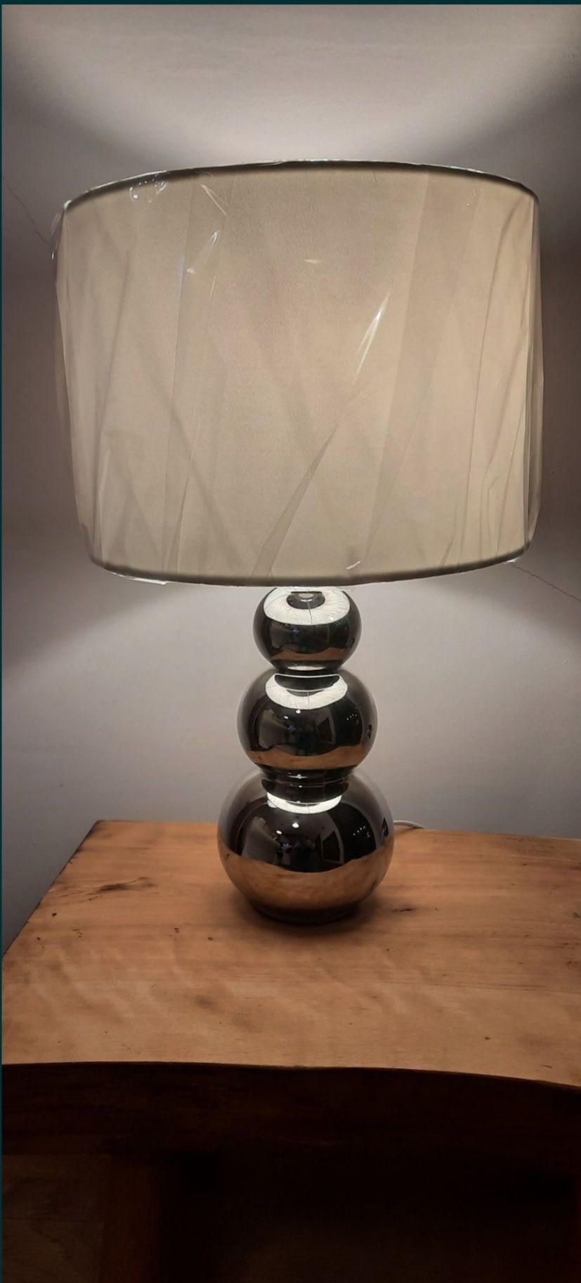 Lampa nowa duża glamour cena są 2 sztuki lampka stołowa