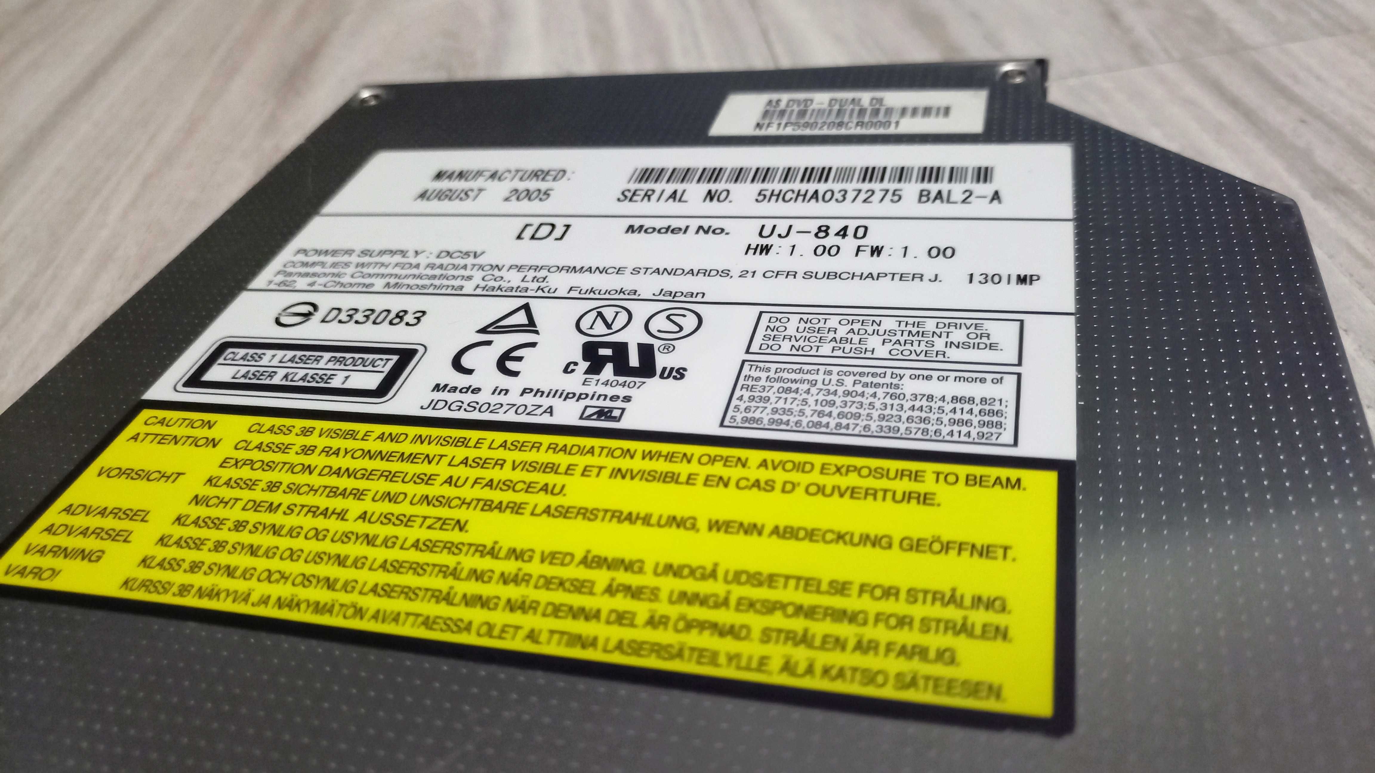 HP Compaq DVD-RW Nagrywarka CD Oryginał GSA-T20L S05D Napęd Multi