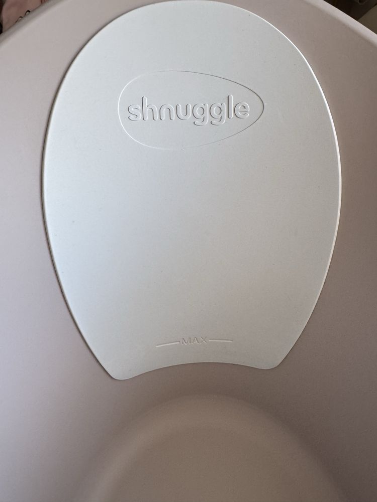 Banheira SHNUGGLE com suporte dobrável Bege
